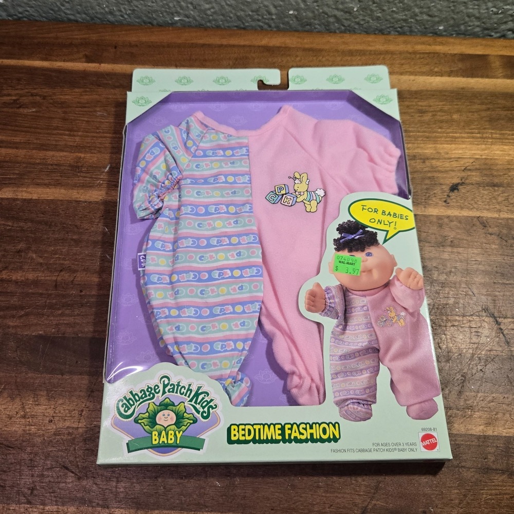 Cabbage Patch Kids Baby Bedtime Fashion Brand New Mattel 69208-81